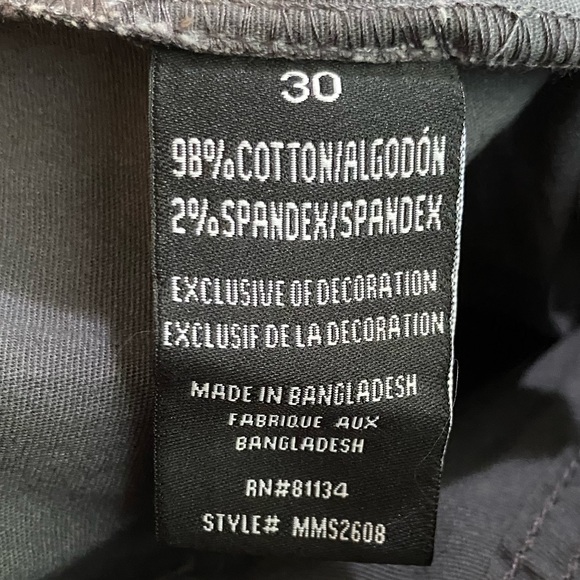 Swiss Alps Outdoor Performance Shorts Gray Twill Utility size 30 - Picture 9 of 10